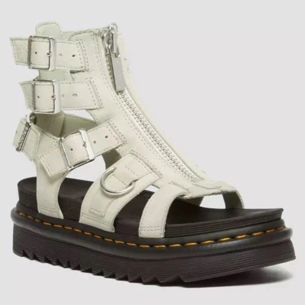Dr. Martens Light Mint Gladiator Sandals
